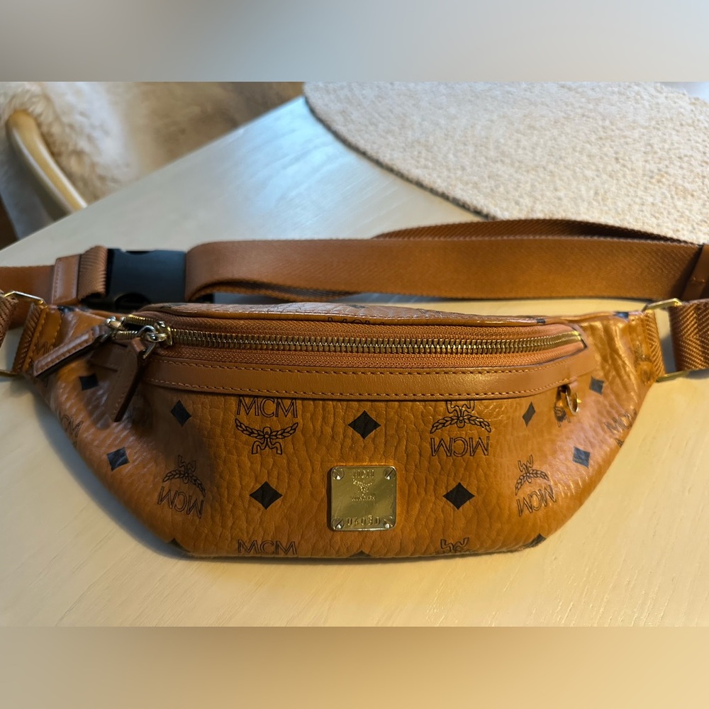 MCM Visetos Belt Bag